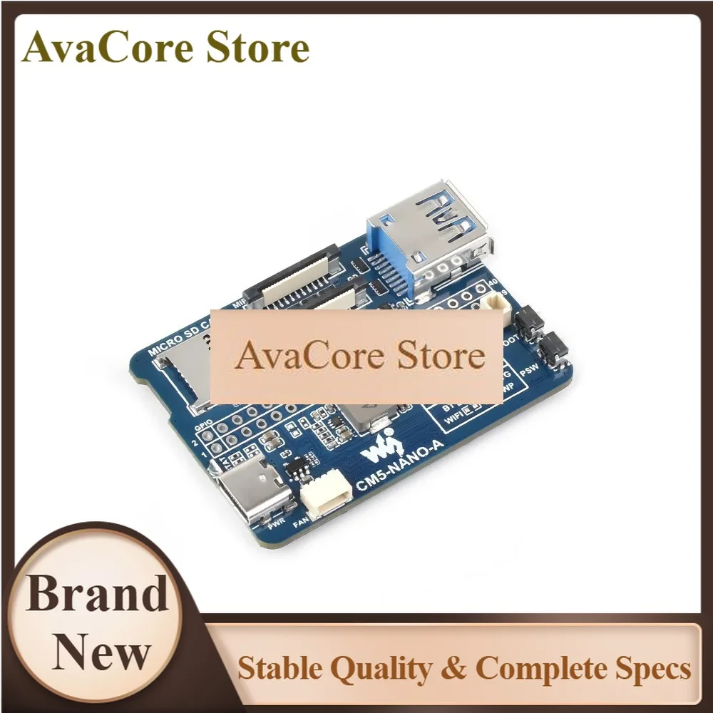 AvaCoreNano Base Board (A) For Raspberry Pi Compute Module 5, Same Size As The CM5