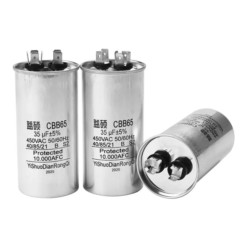 Manufacturer Supplies CBB65 Air Conditioner Capacitor 35uF Compressor Starting Capacitor CBB65A--air Capacitor