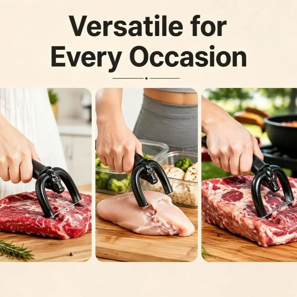 Gifts Handheld Fat Trimmer Metal Cutting Wire Ergonomic Grip Meat Fat Trimmer Tensioned Meat Fat Remover For Beef And Pork