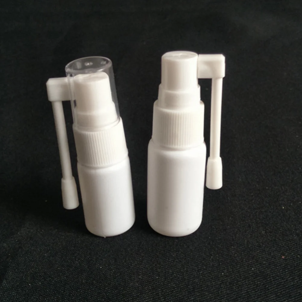 10 Pcs 20ml Portable Nasal Sprayer Bottle Refillable Fine Mist Empty Spray Bottles (White) fine mist spray bottle