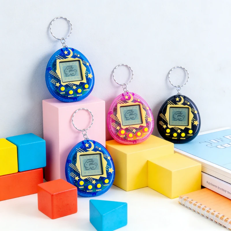 

Mini Handheld Electronic Game Machine, Virtual Rabbit Pet Develop Keychain Cartoon Toy, Halloween, Christmas Gift Carnival Easte