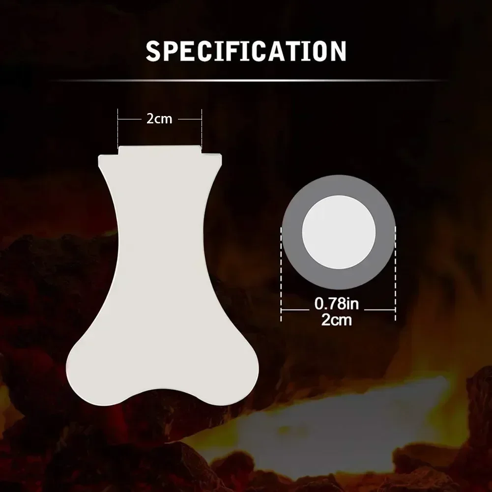 4pc Glass Disk Transducer Discs For Opti-Myst Electric Fire Heater 20mm Ultrasonic Humidifier Ceramic Atomizing Sheet