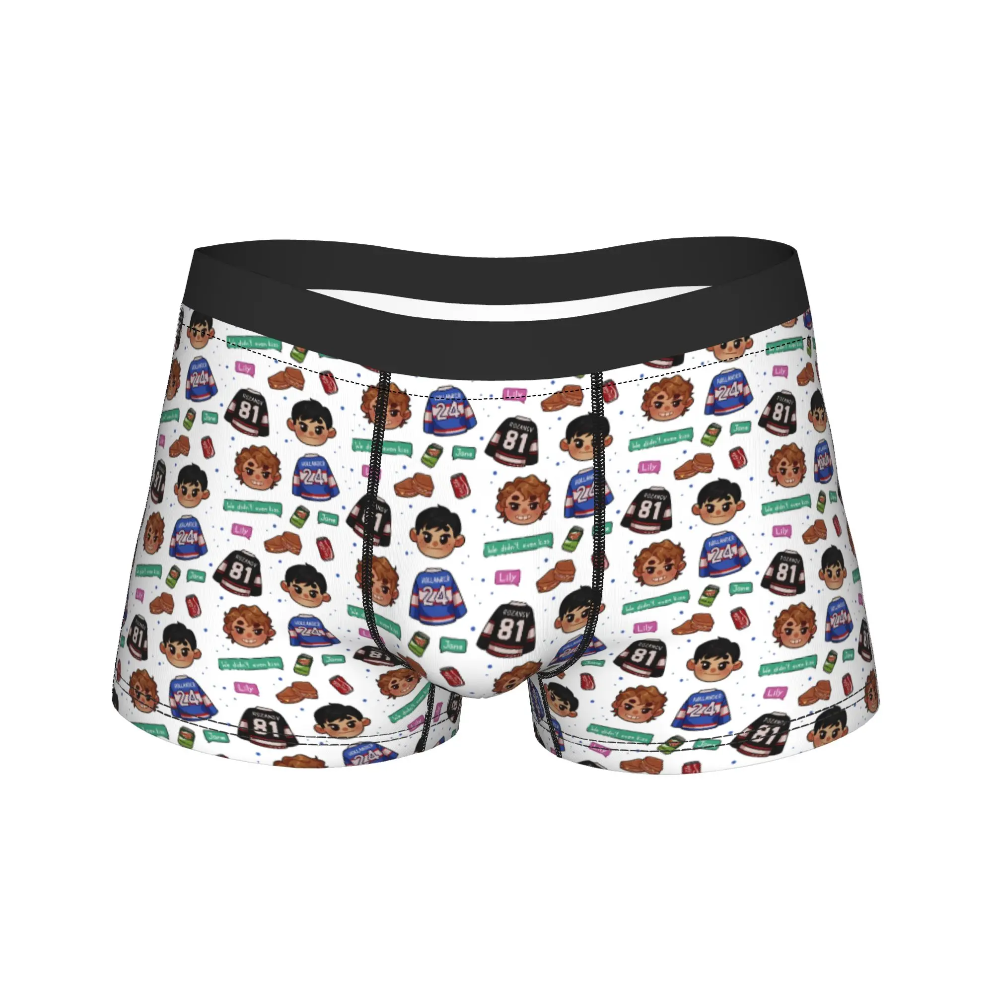 

Men's Heated Rivalry Boxer Briefs Shorts Panties Breathable Underwear Cute Hollanov Homme Fashion Plus Size Underpants