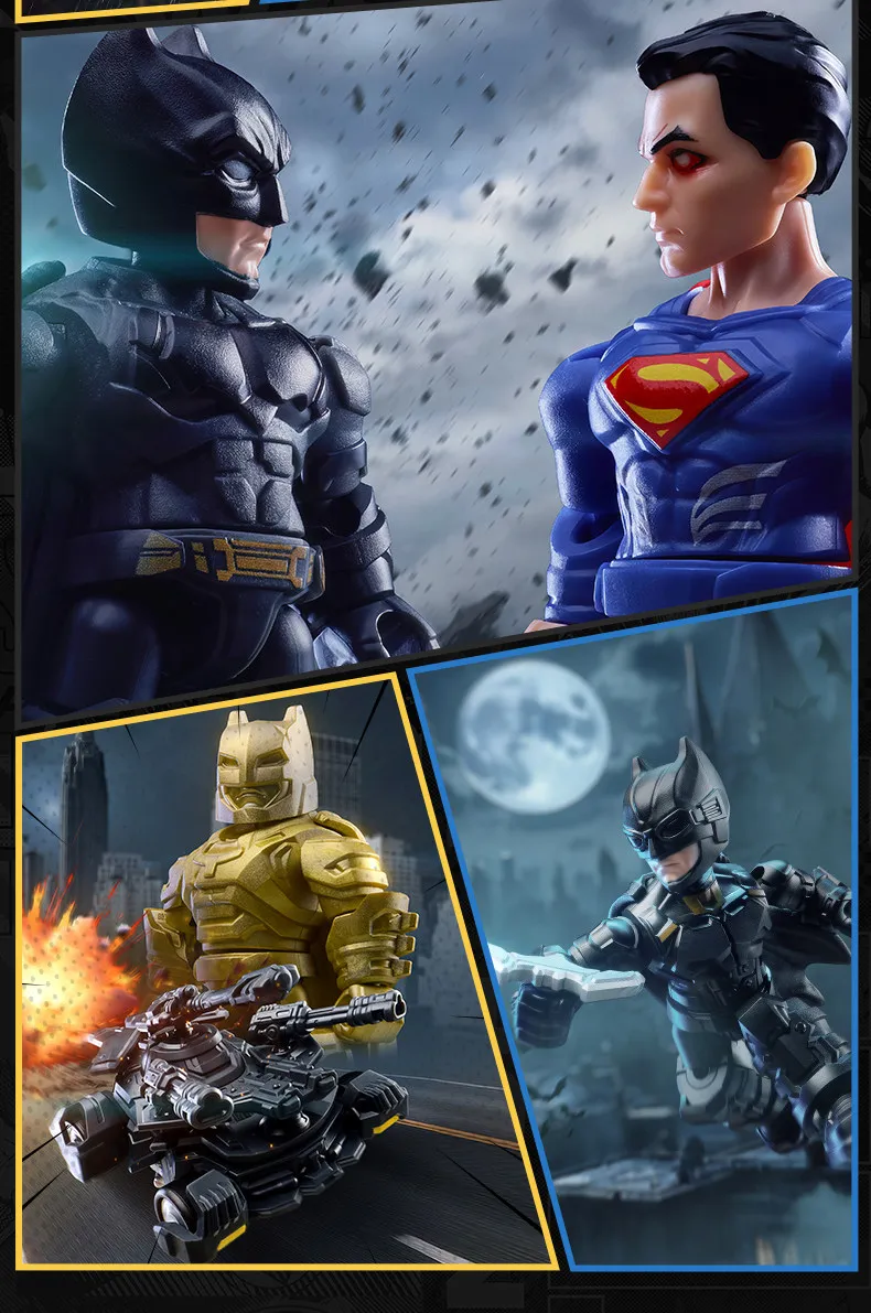 Blokees DC Blind Box Batman Arkham Knight Catwoman Mr.Freeze Clayface Zusammengebaute Bausteine Actionfigur Sammler-Spielzeug – Detail 31