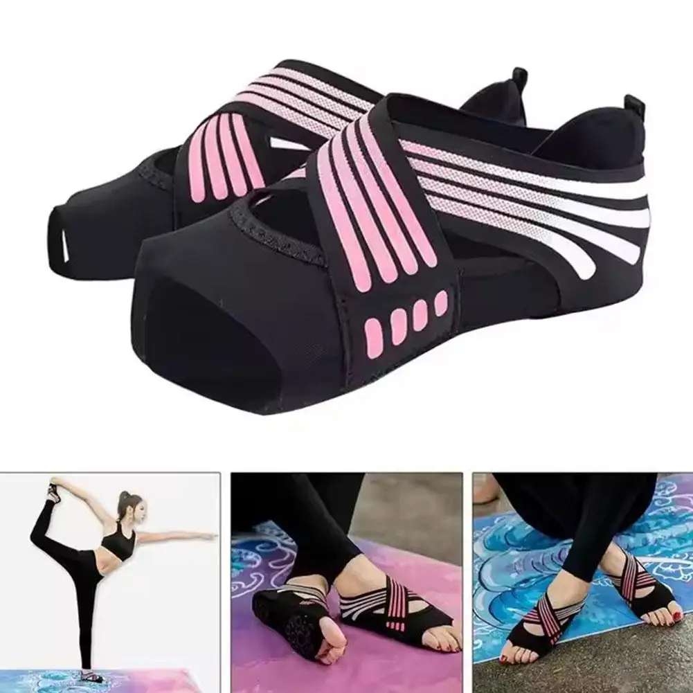 

Профессиональная обувь для йоги, женские спортивные носки, эластичные мягкие нескользящие нескользящие домашние аксессуары для пилатеса, балета, танцев, фитнеса и тренировок