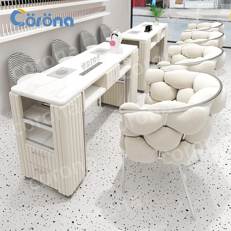Beauty Salon Furniture Nail Technician Manicure Salon Table for Gel Nail