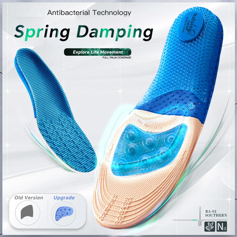 Orthotic Insole Men Women High Arch Support Flatfoot Orthopedic Insoles For Feet Ease Pressure Pads