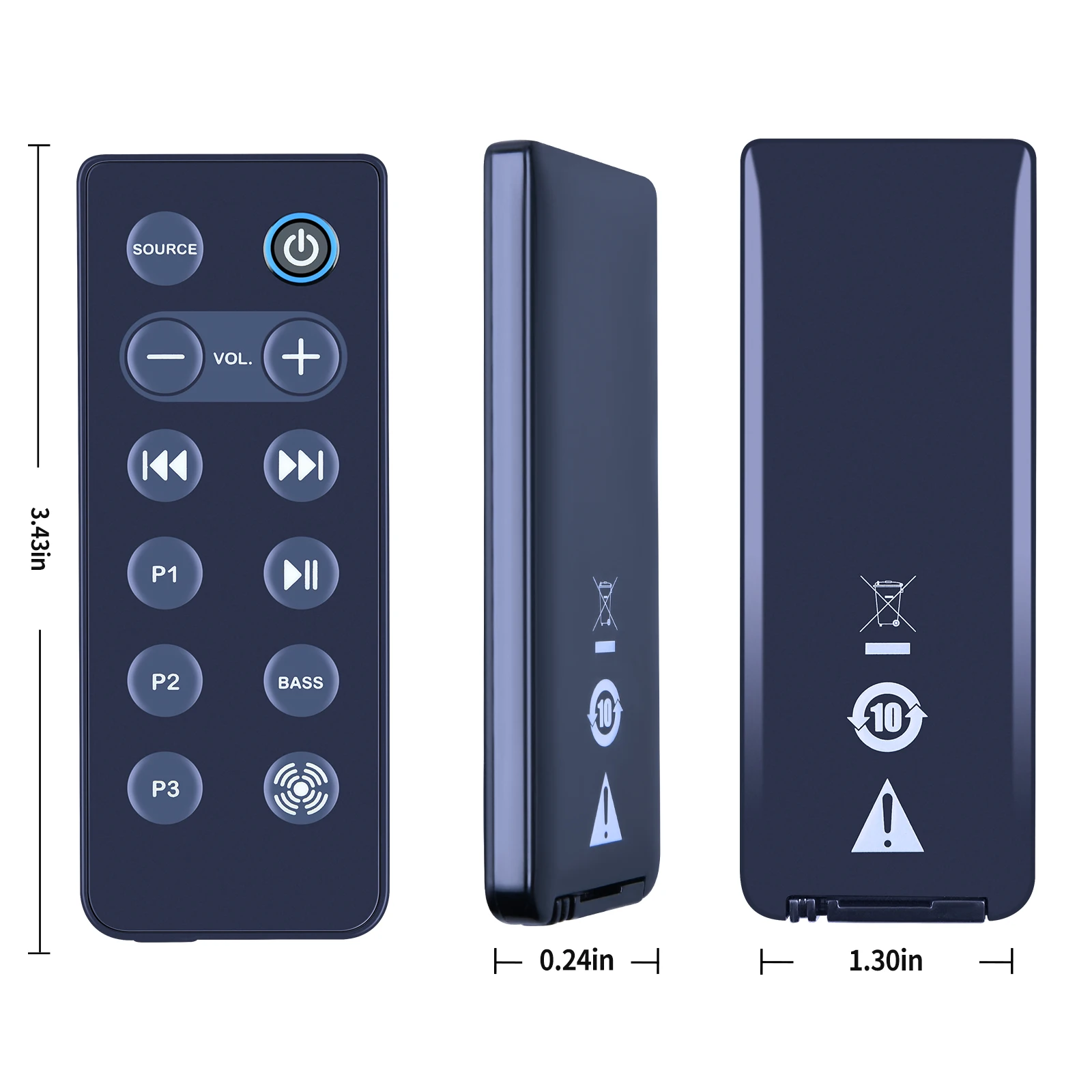 جهاز تحكم عن بعد لـ Altec Lansing ، مكبر صوت محمول ، IM413 ، IM414 ، Zune