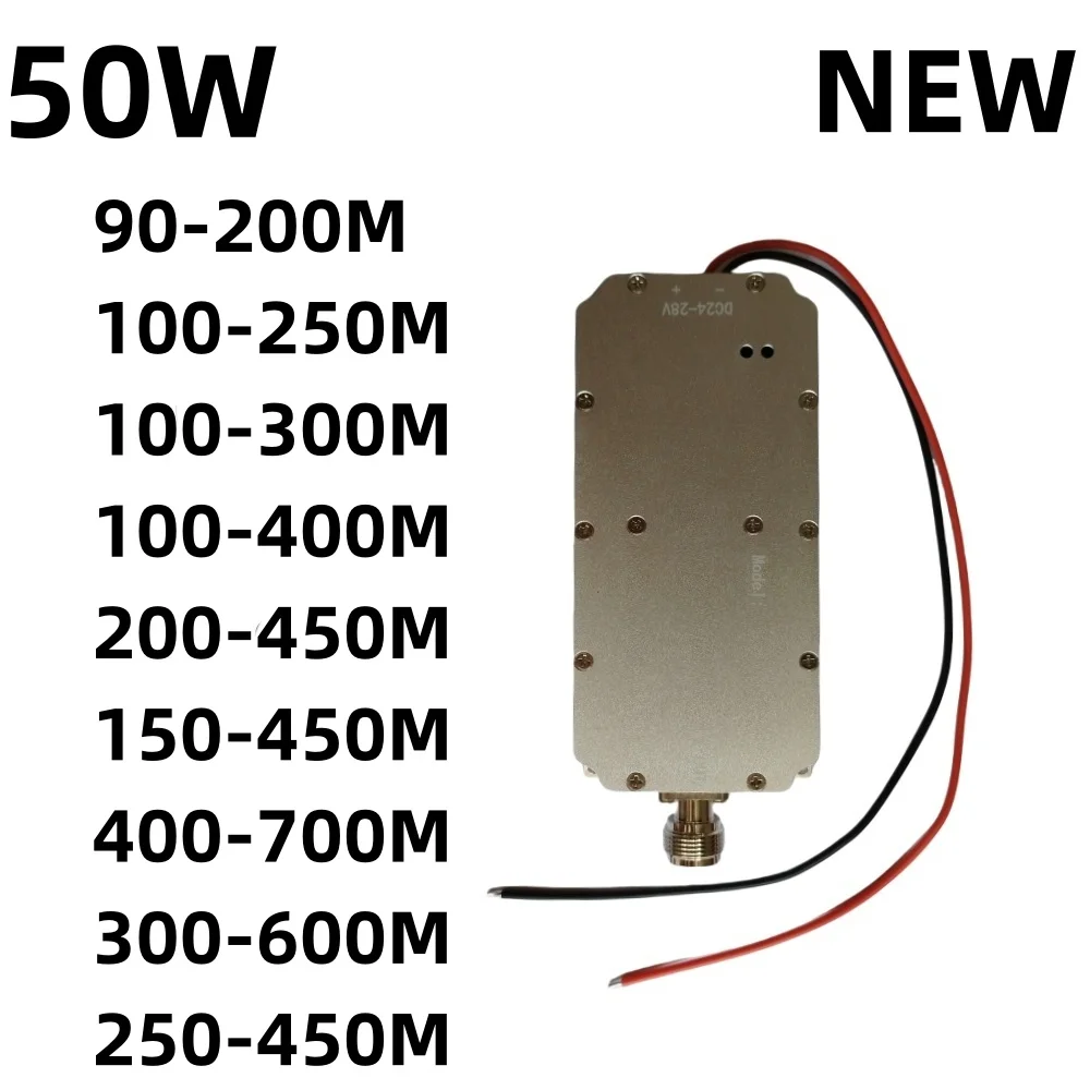 MODULO 50WDIGITALE100-400MHZ100-300MHZ250-450MHZ400-700MHZ300-600MHZ90-200MHZ100-250MHZMHAmplificatore AMPLIFICATORE GENERATORE DI RUMORE