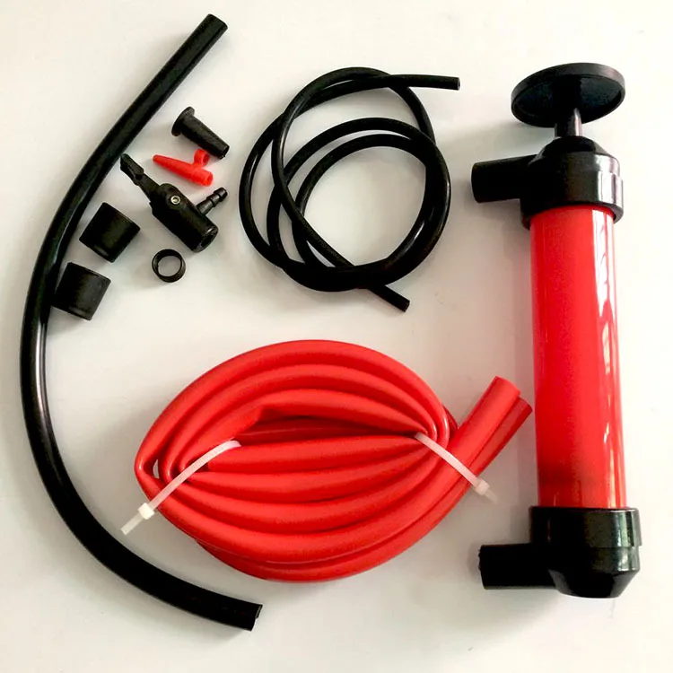 Portable Manual Siphon Pump Hand Siphon Tube Car Hose Liquid Gas Transfer Sucker Gas cylinder oil extractor Vehicle tools