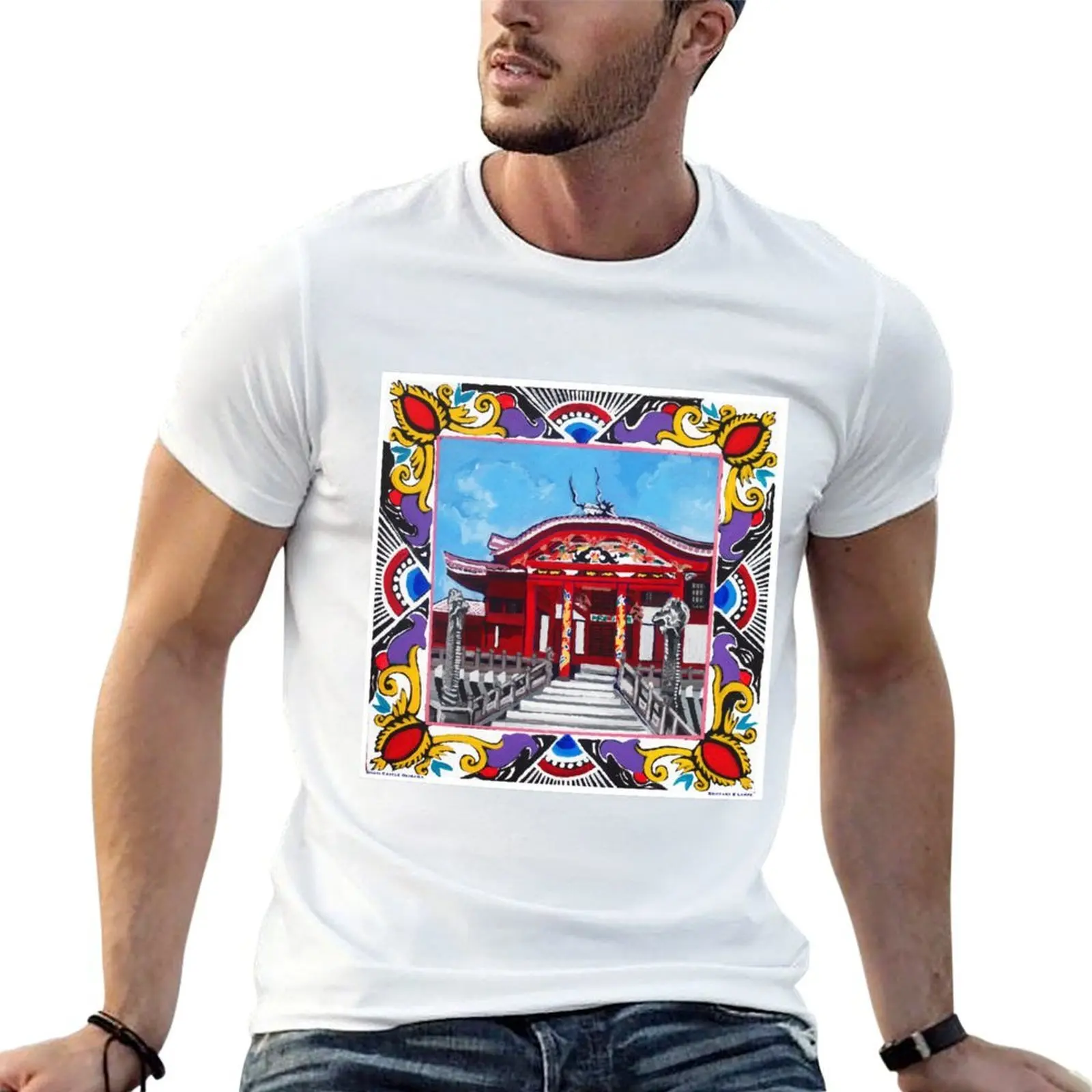 Shuri Castle Art T-Shirt custom t-shirts valentines boutique clothes fruit of the loom mens t shirts