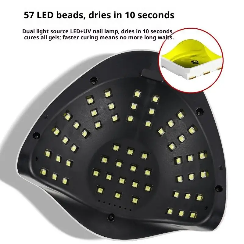 UV LED-nagellamp Gellak Sneldrogende gellamp met automatische detectie 4-timer Professionele nageldroger Manicure Salongereedschap