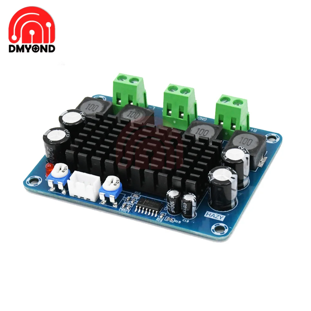 TPA3116D2 Amplifier Digital Audio Board 100W*2 XH-A283 High-power Digital Power Amplifier Board