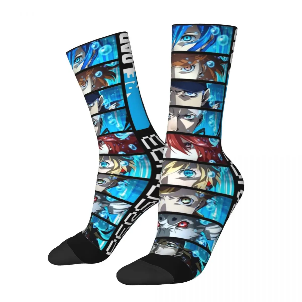 Retro Women Men Persona 3 RELOAD Games Socks Shinjiro Aragaki Version Merch Middle Tube Socks Super Soft Wonderful Gifts