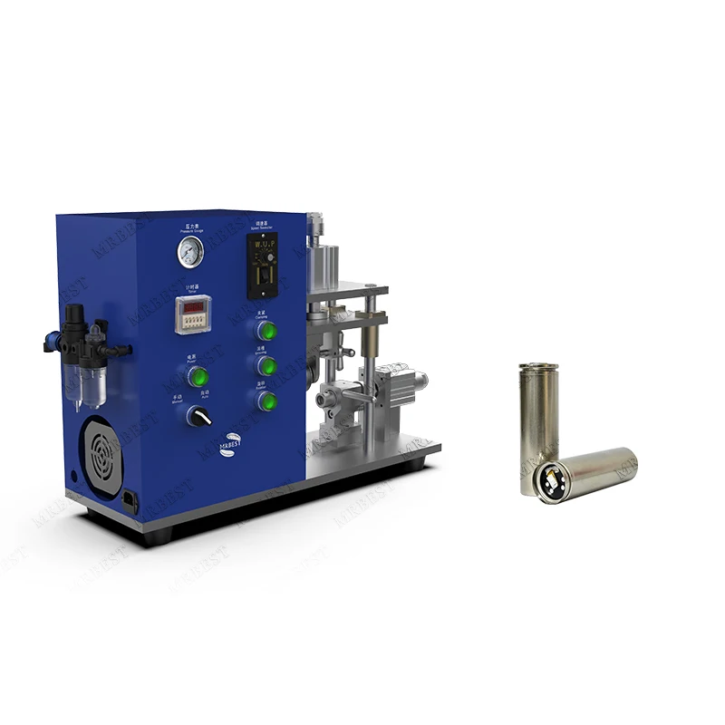 Desk-top Semi-Auto Grooving Machine for Various Cylinder Cell Battery Making