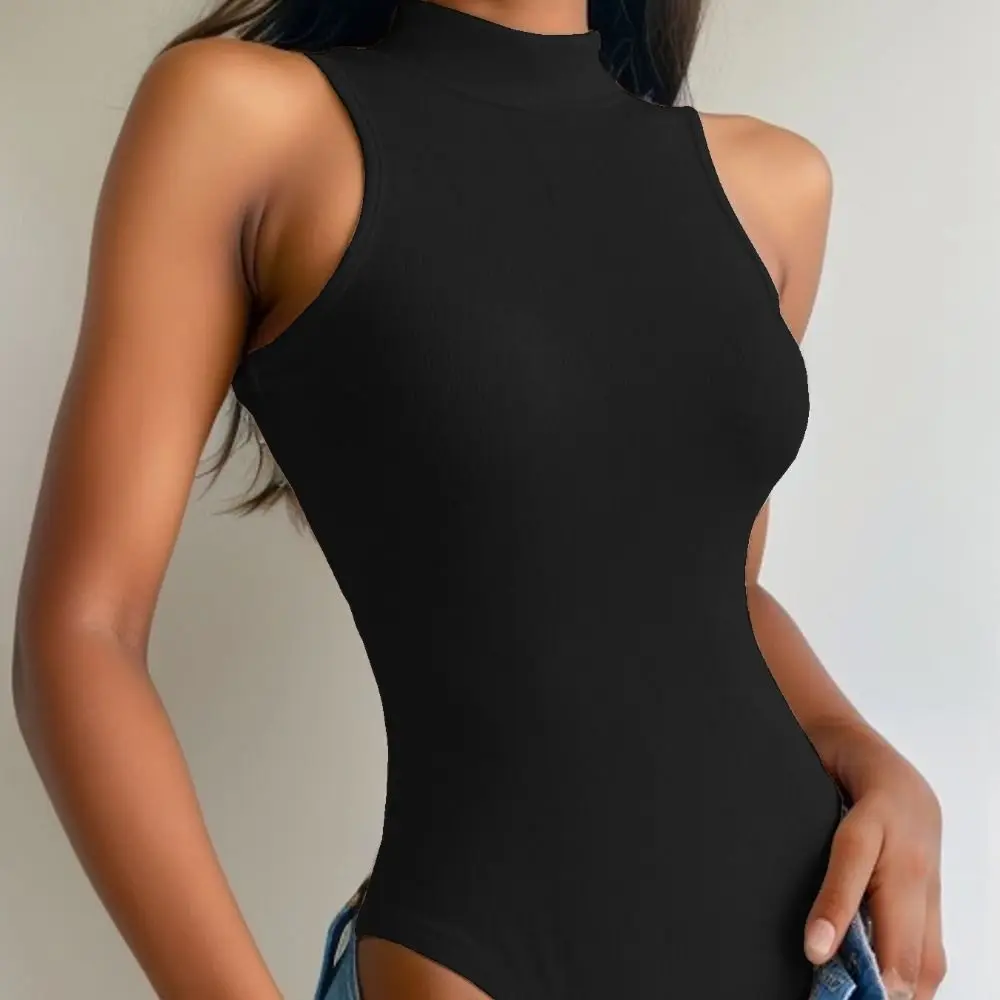 Bodysuits da moda fino ajuste shapewear barriga controle bunda levantamento roupa interior para mulheres sem mangas sem costura yoga macacão senhoras