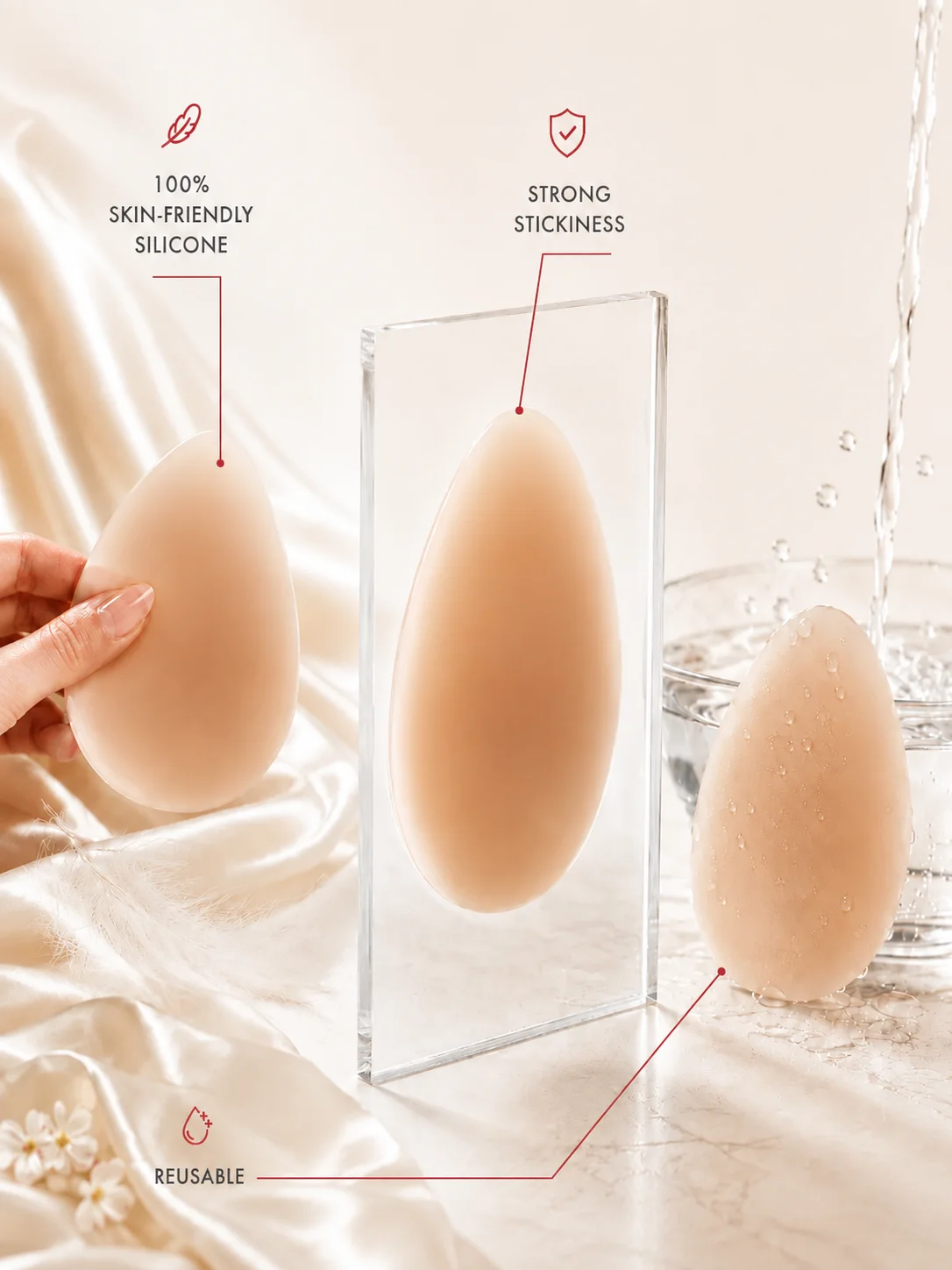 DOONUTS, Penutup Puting yang D - Strapless Bra Backless ulasan dan harga