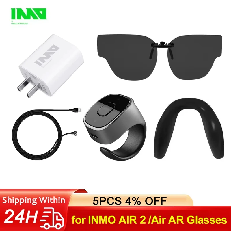 

INMO Air / Air 2 Smart AR Glasses Accessories ,Nose Pad / Sunglasses clip / Smart Wireless Control Bluetooth-compatible Ring