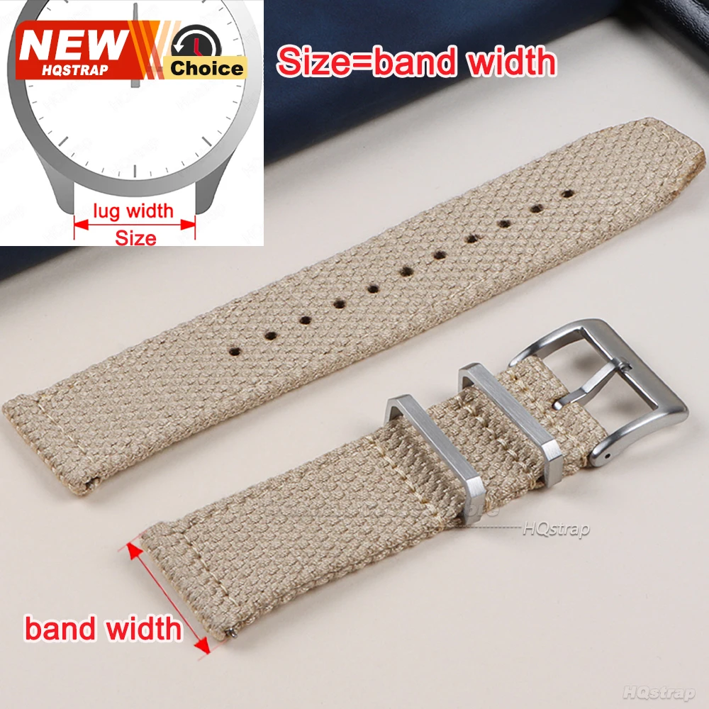 새로운 나일론 코튼 시계 밴드 20mm 22mm 퀵 릴 - Nato Strap Nylon 리뷰 및 가격