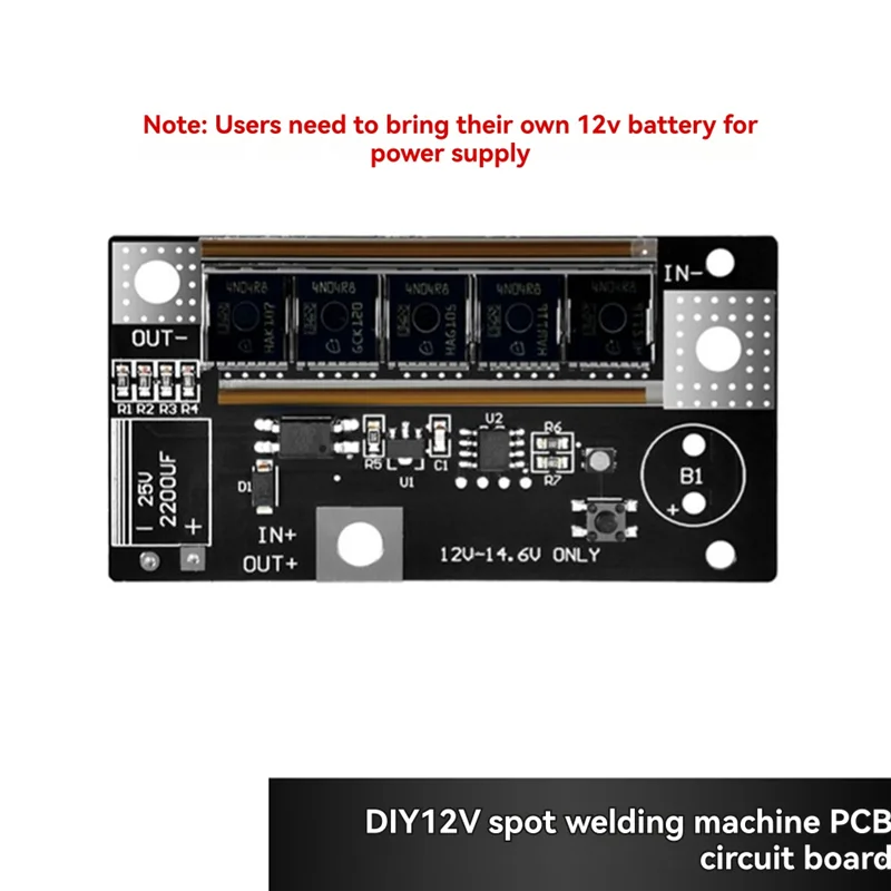 

M16K-Unassembled Battery Storage Spot Welder Set,12V Portable DIY Solder Circuit Board