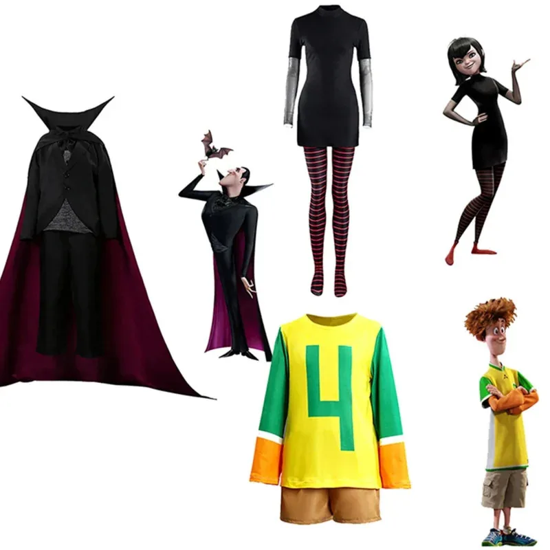 CGMGTSN 성인 트랜실바니아 조나단 드라큘라 망토 코스프레 의상 복장 할로윈 카니발 정장 남성용 역할 놀이