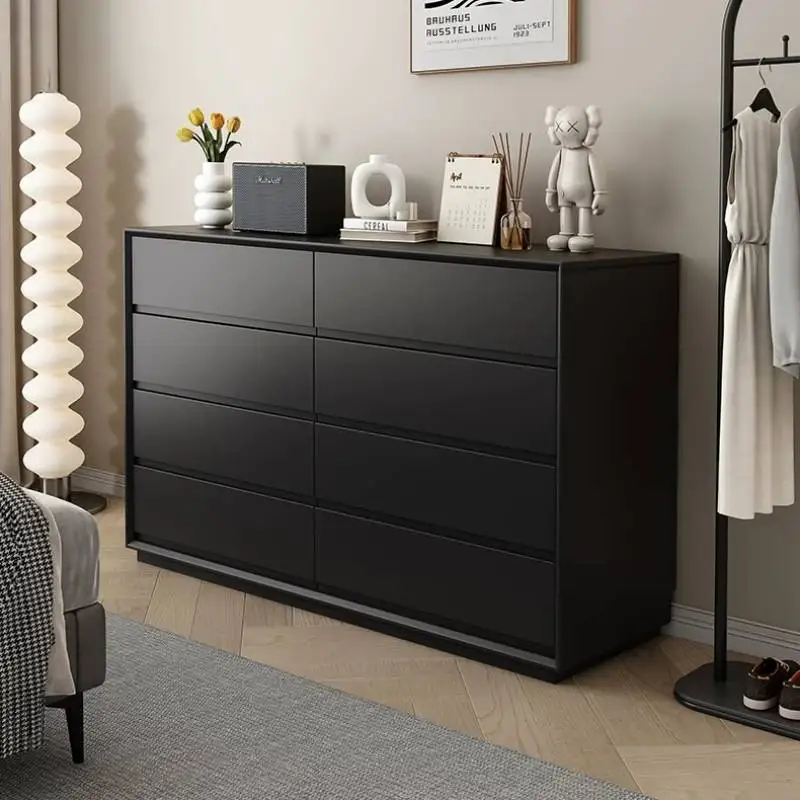 Dustproof Black Living Room Cabinets Storage Nordic Narrow Living Room Cabinets Wooden Modern Vetrina Esposizione Furniture Home