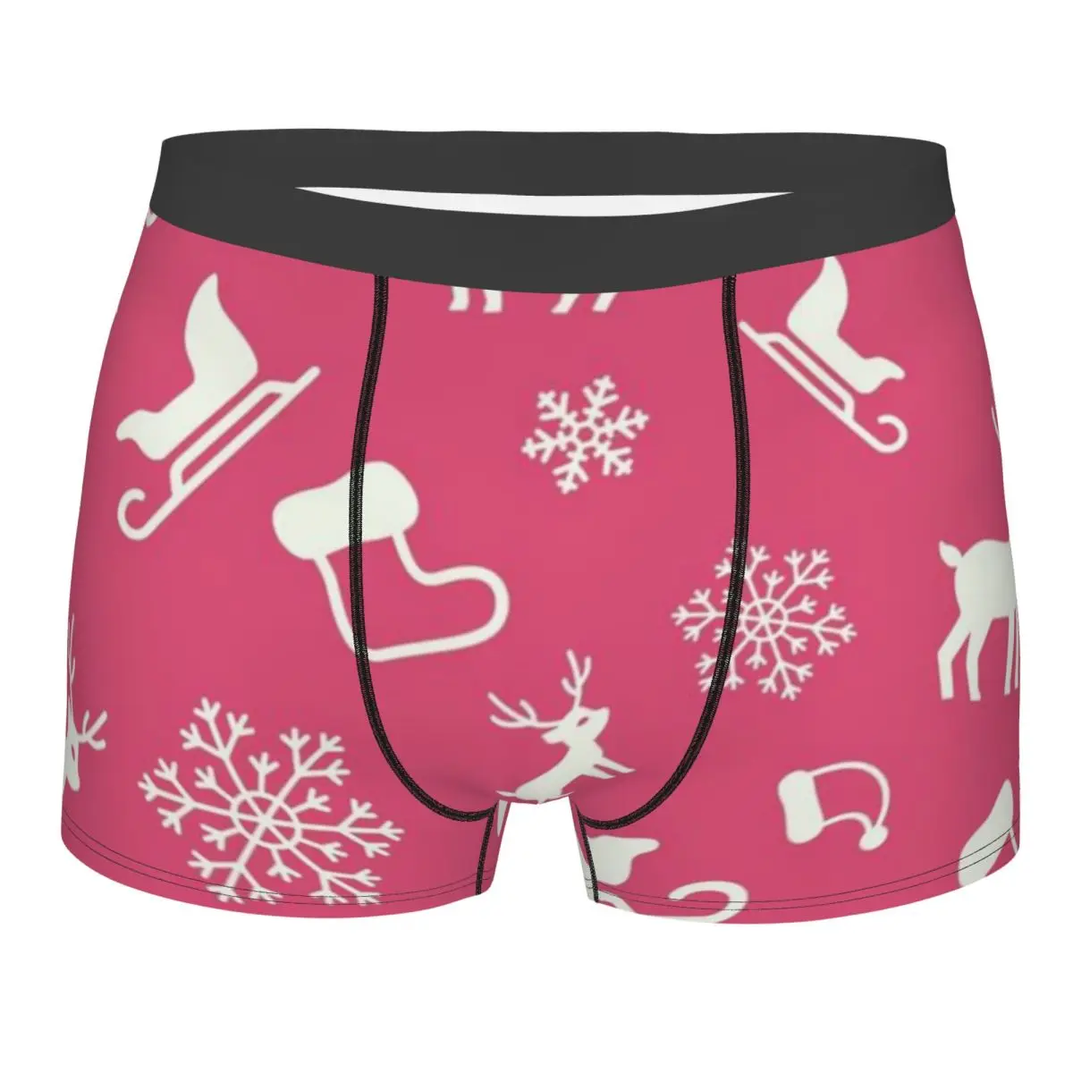 

Chirstmas Shorts Men's Underwear Sexy Panties Cotton Fashion Underwear Stretch