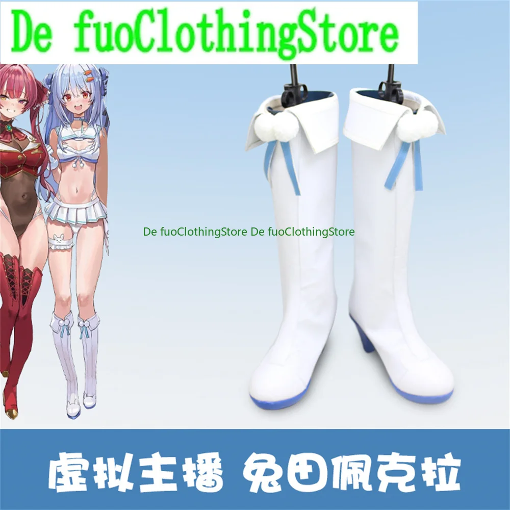 

Virtual YouTuber Vtuber hololive Usada Pekora Cosplay Shoes Boots Game Anime Halloween Christmas DefuoClothing Shoes Store