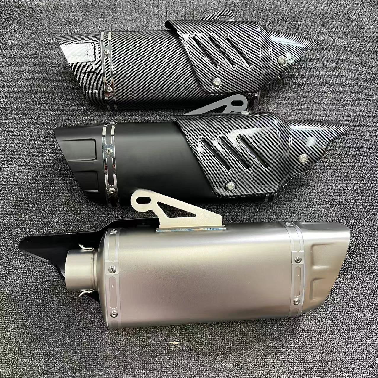 Universal 51mm Motorcycle Exhaust Muffler Escape R for YAMAHA R6 R3 Ninja Z 400 250 Z900 ZX6Rfor KTM RC 125 250 390 - view 4