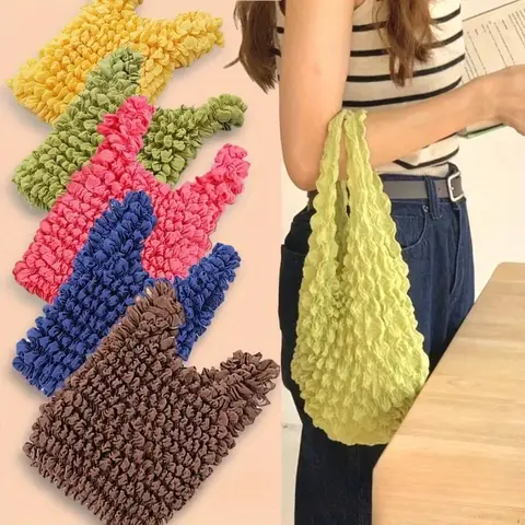 Magic Stretch Bag, Large Capacity Folding Bag, Elastic and Environmentally Friendly Shopping Bag Tote Reusable Shopping Bag