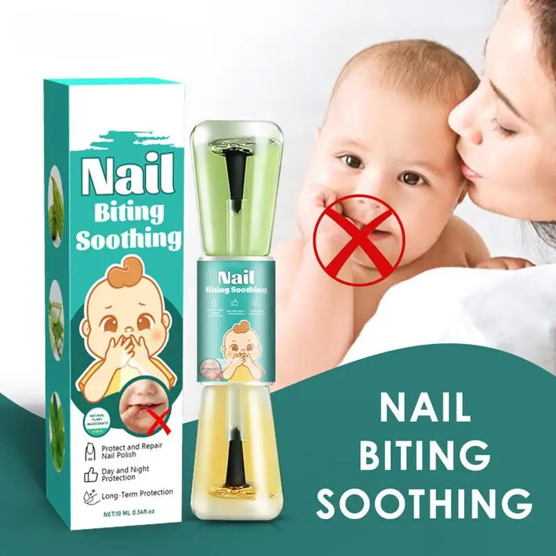 No Bite Nail Polish Stop Biting Nails for Kids Natural Safe & Effective Solution Thumb Sucking Deterring Fingernail Care