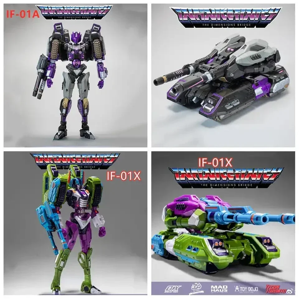 ในสต็อกใหม่ Transformation ของเล่น MMC Oular Max IF-01X IF-01A Eris Armadon หญิง Megat-tron IF01X Action Figure Collection ของขวัญ