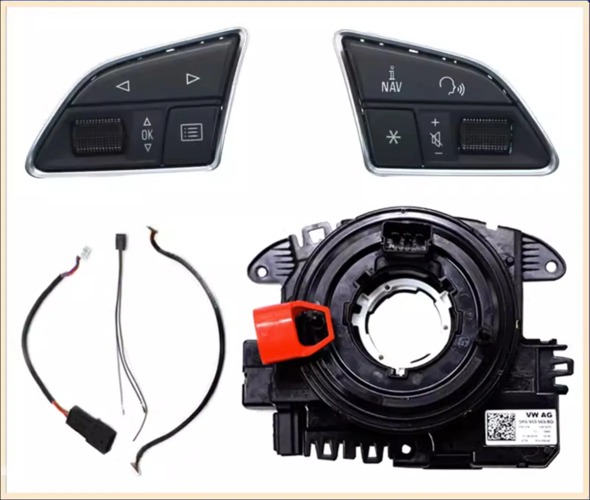 For Audi A4L Q5 Q3 A1 13-18 Retrofit Upgrade Center Control High configuration Steering Wheel Multifunction Key Assembly