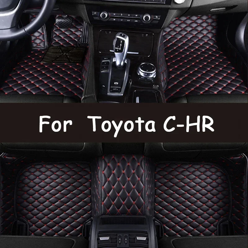 

Кожаные автомобильные коврики для Toyota C-HR CHR 2016 2017 2018 2019 2020, ковры, накладки, детали интерьера, аксессуары 0530