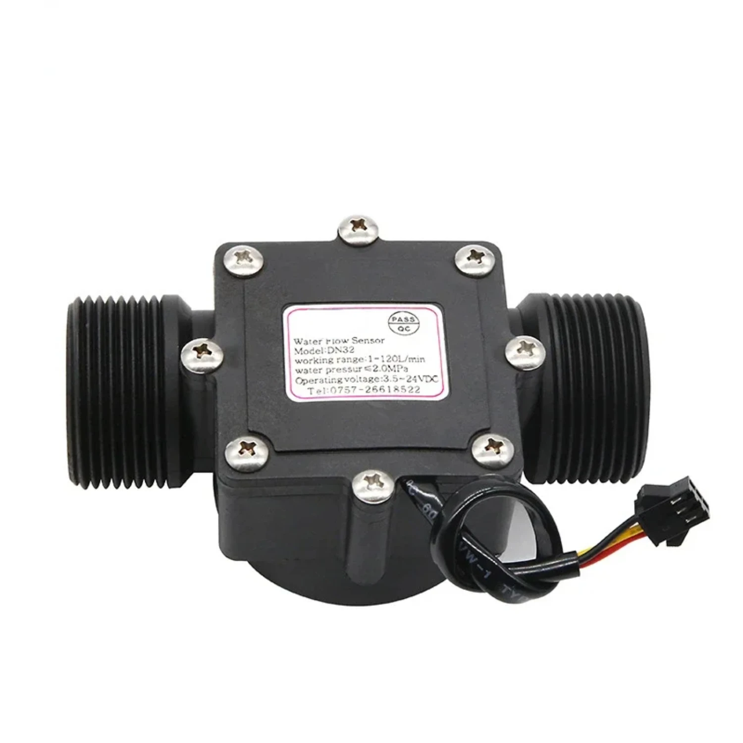 YF-DN32 1.25 inch garden irrigation industrial flow meter DN32 pipeline water flow sensor large flow sensor