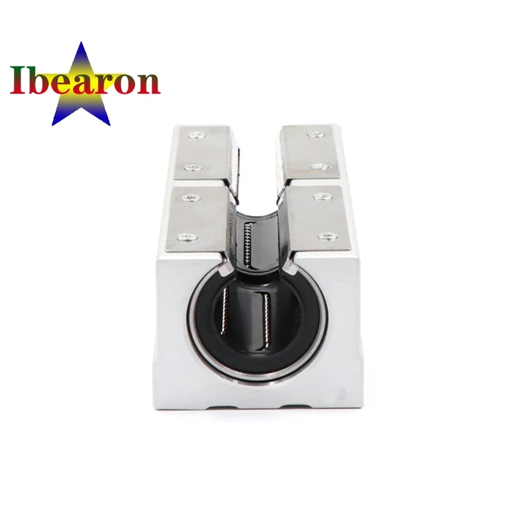 1PCS SBR25LUU Lengthen Open Type Aluminum Alloy Linear Rail Slider with Preload Plate For CNC Router XYZ Table 3D Printer Parts