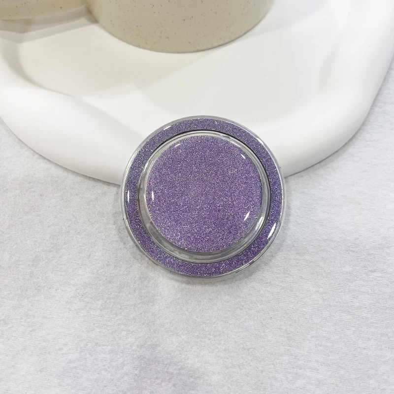 Y2K 3D Glitter สีสันรอบแม่เหล็กผู้ถือ Grip Tok Griptok ขาตั้งโทรศัพท์รองรับ iPhone 14 สําหรับ Pad Magsafe Smart Tok