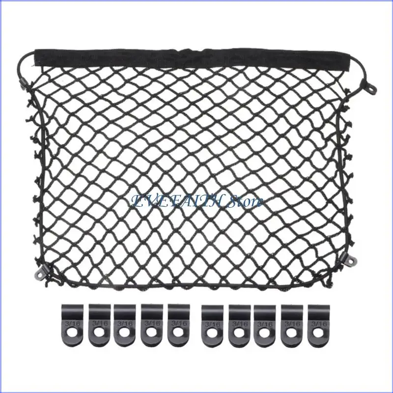 

124B Motorbike для грузовой сети для перевозчиков 14,7'''x 9,8 10 клипов сетчатой ​​сети для F650GS F700GS F750GS F800GS