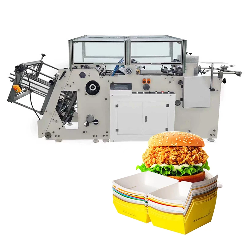 YG China Portable Corrugated Box Making Machine High Speed Fast Food Cakes Tea Packing Boxes Processing Production Line Supplier