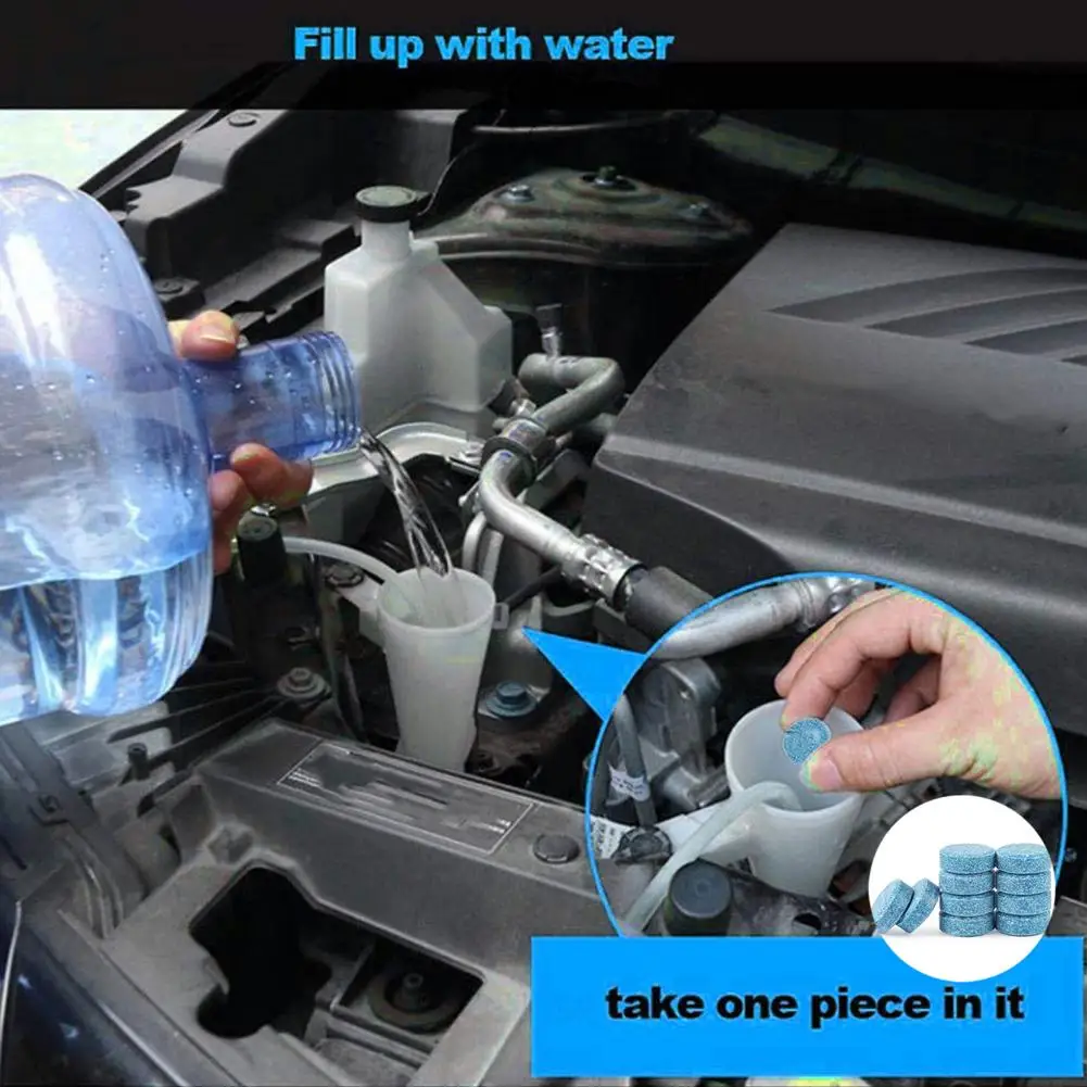 

Решение для окон автомобиля, профессиональные таблетки для чистки лобового стекла для удаления пятен на автомобиле, концентрированные для окон