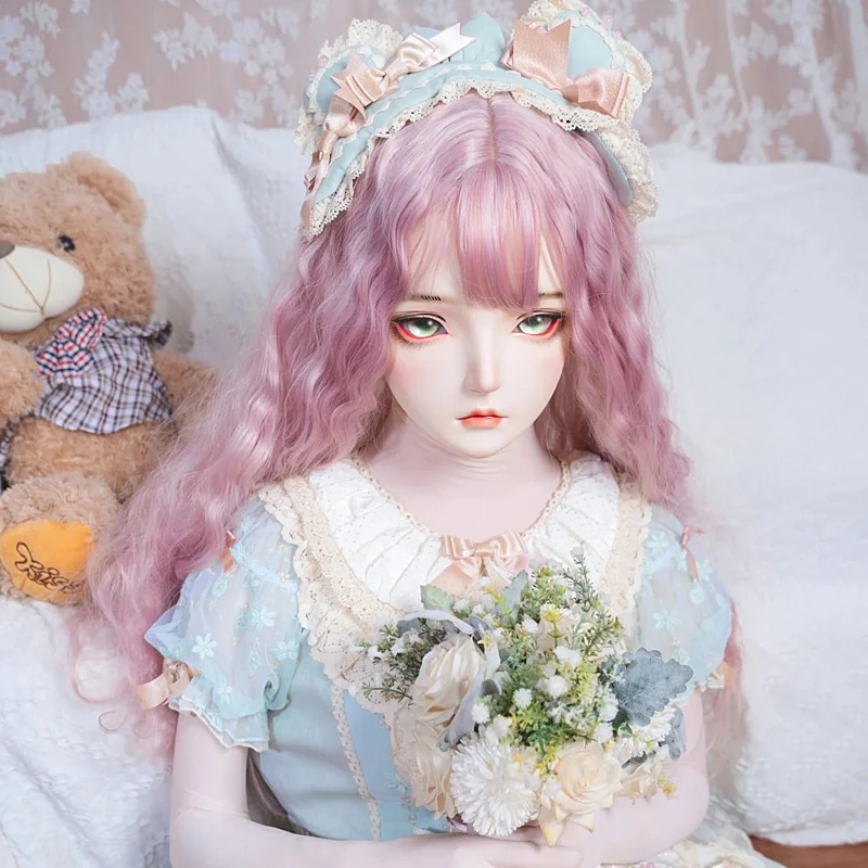 

BJD Resin Half Head/Full Head Masks Kigurumi Eyes Crossdress Cosplay Japanese Anime Unisex Masks Eyes And Wig