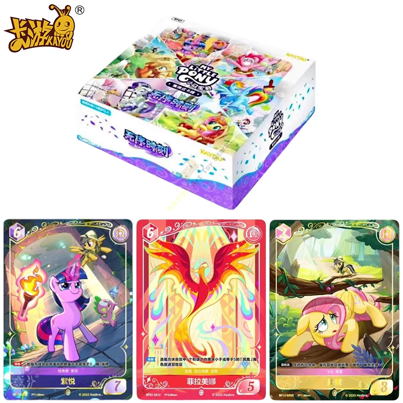

KAYOU натуральная карта My Little Pony набор для Хэллоуина, обменная карта типа, фантазийная страна чудес, коллекционная карта, периферийные устройства, подарки