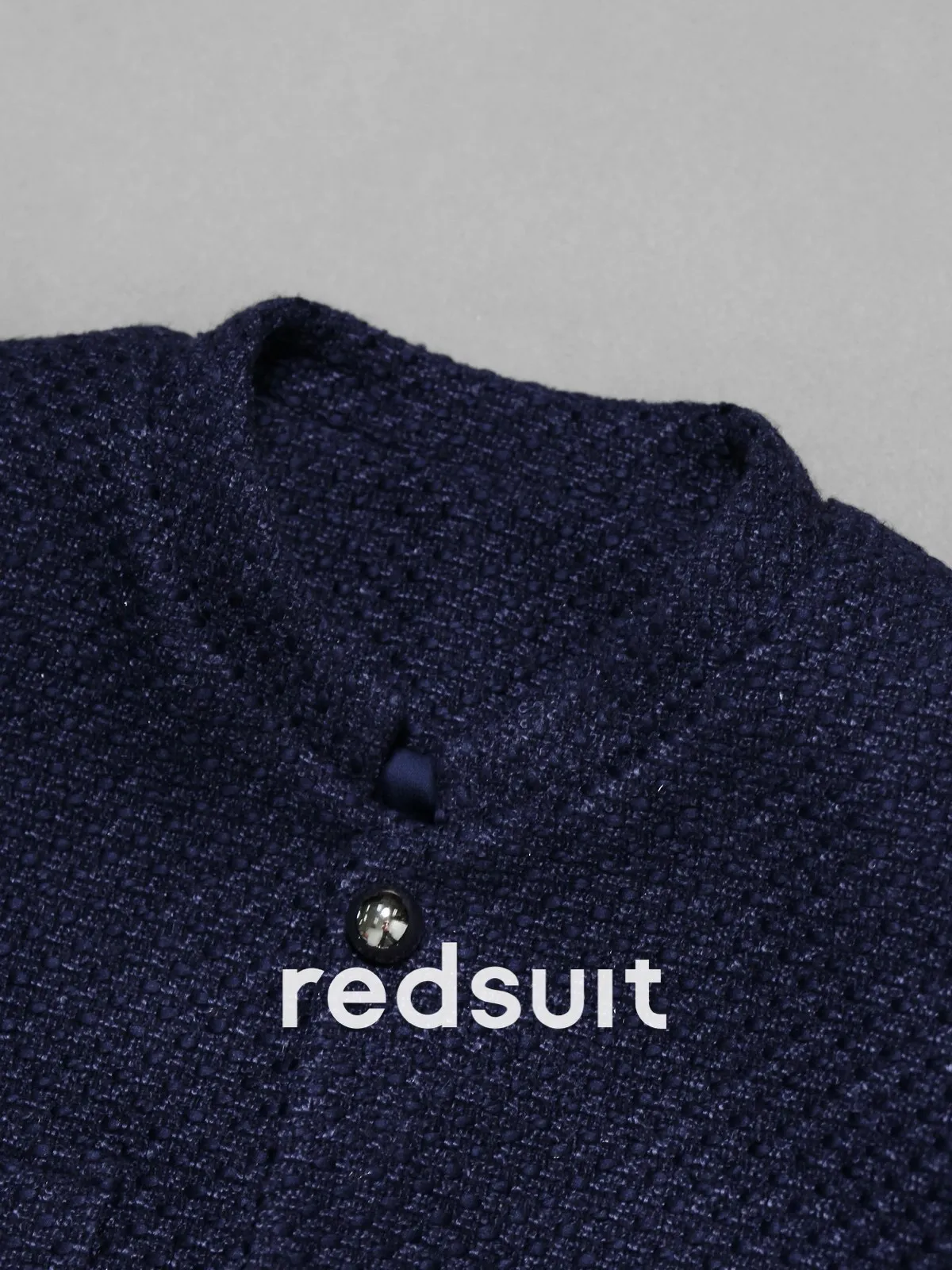 New High end classic fashion stand up collar slimming single breasted coarse woolen coat Custom Sizes
