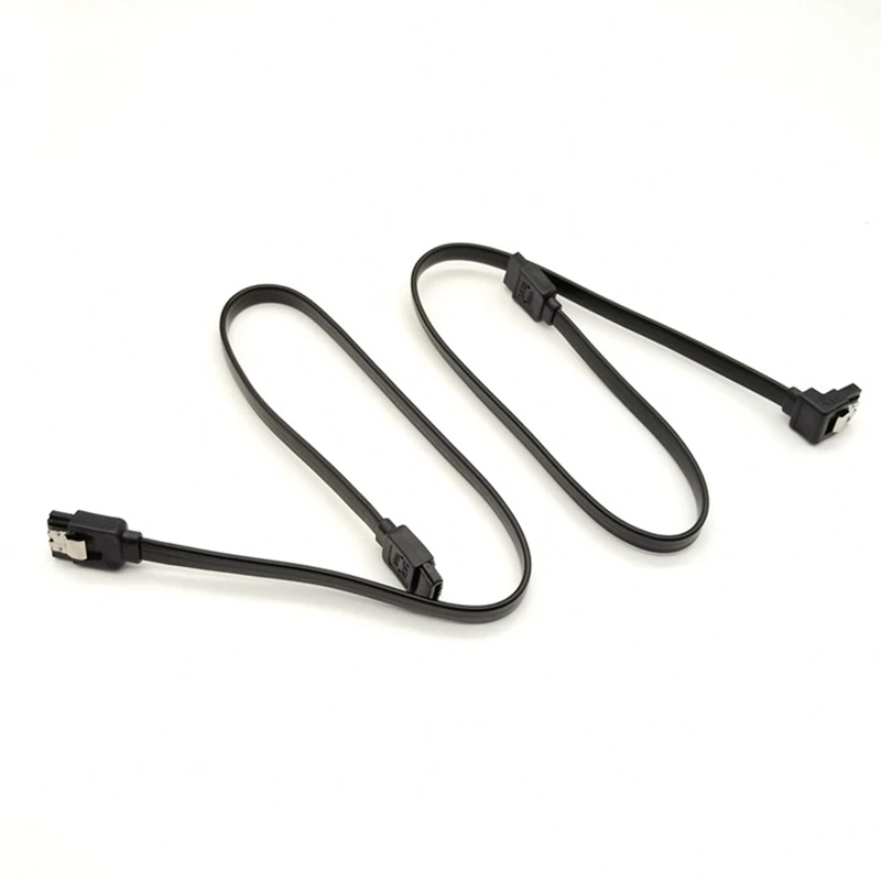 10 Piece Sata 3.0 Cable Sata Iii 6Gb/S Right Angle 90 Degree Hard Drive 40 Cm Cable Charger Data Charger Cable Connector