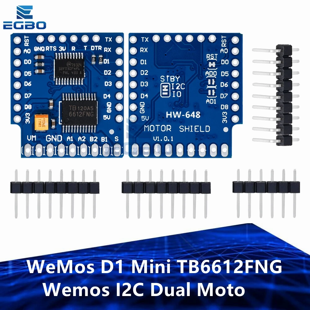 1Set Motor Shield For WeMos D1 Mini TB6612FNG Wemos I2C Dual Motor Driver Shield Driving Module With Serial Pot