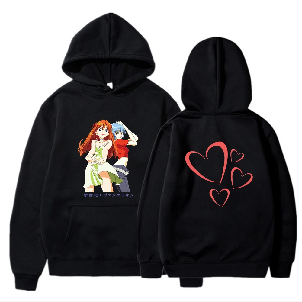 

Funny Anime Rei Ayanami Hoodie Women Kawaii Graphic Hooded Creative Harajuku Japanese Style Clothes Hip Hop Fashion Clothes