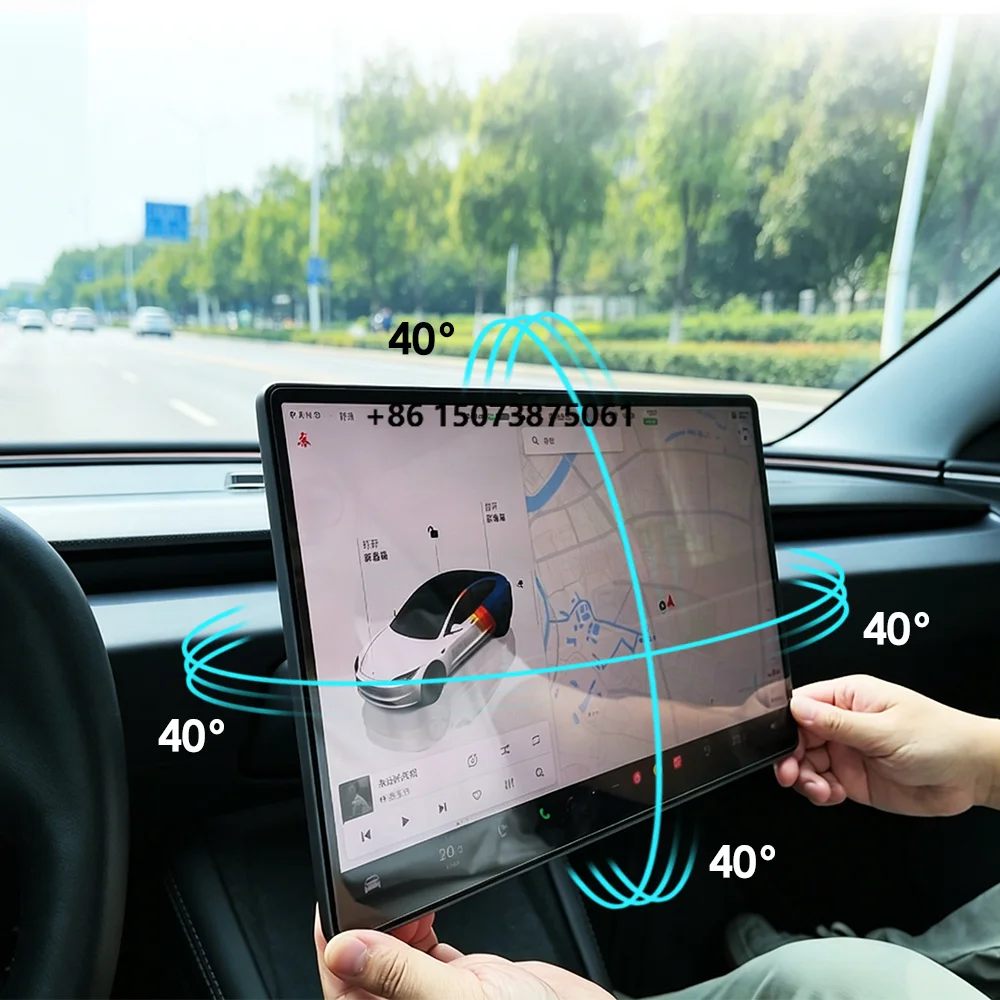Vjoy Screen Swivel Mount 4 Direct Adjustable Rotating Bracket for Model 3 Highland Model Y Juniper 2025 2026 Accessories