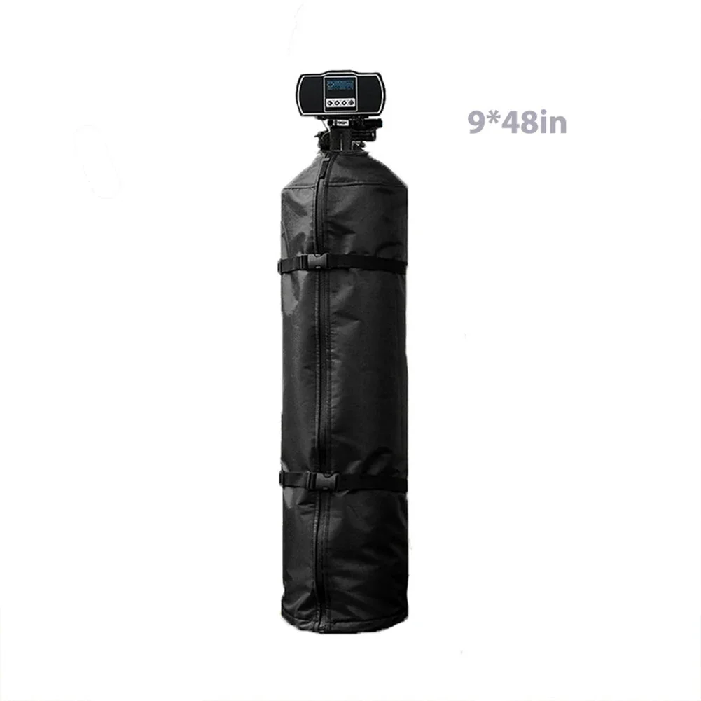 Heavy Duty Tank Jacket Insulated Tank Jacket For Home Use Adjustable Pull Rope Condensation Prevention Elastic Buckles