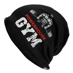 Custom Bodybuilding Fitness Powerhouse Gym Bonnet Hat Knit Hats Men Women Hip Hop Unisex Adult Winter Warm Skullies Beanies Caps