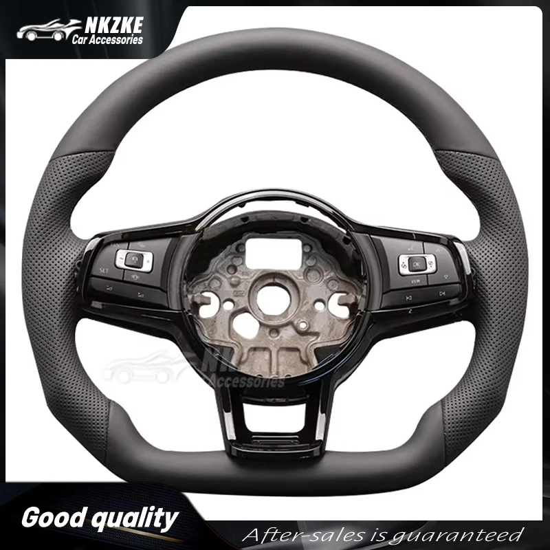 Suitable For Volkswagen Golf 7, 7.5, GTI, MK7 Steering Wheel, With Buttons, Shift Paddles, And Frame, Car Accessories